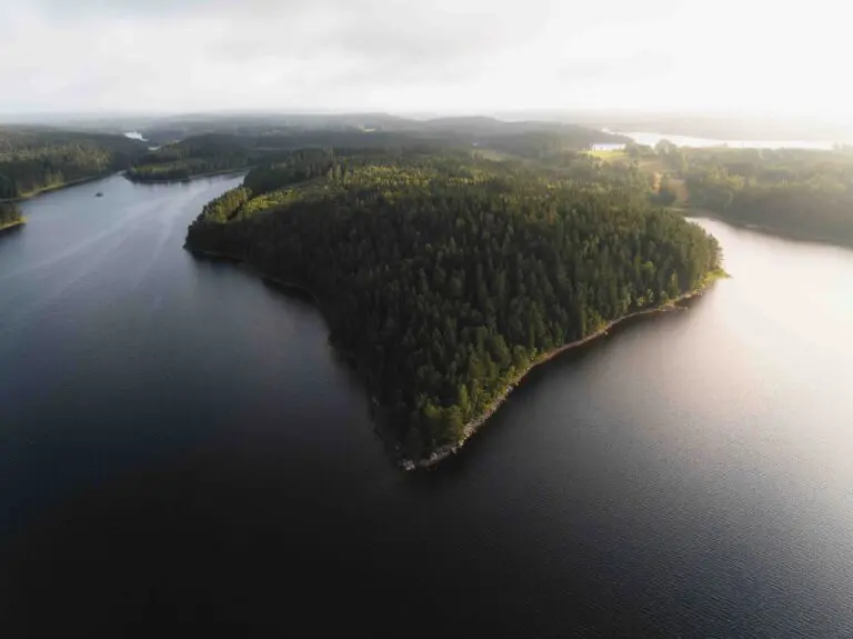 Drohnenaufnahme von Dalsland