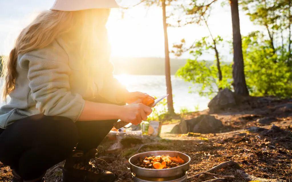 Kochen in der Wildnis